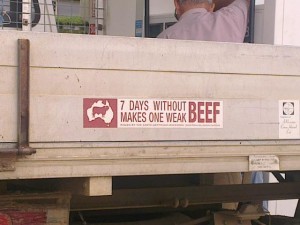 7dayswithoutbeef seven days without beef makes one weak